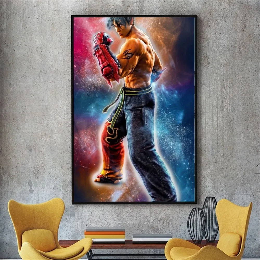 Classic TEKKEN Video Game Poster No Framed Poster Kraft Club Bar Paper Vintage Poster Wall Art 2 - Tekken Merch