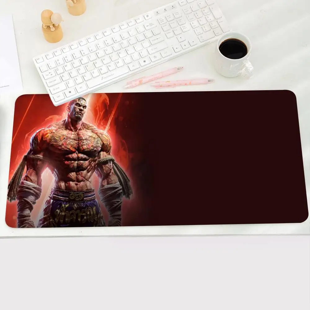 Luxury Tekken Fashion Anime Cartoon Cool Mouse Pad Rubber Gamer Keyboard Pad Portable Soft PC Gaming 13 - Tekken Merch