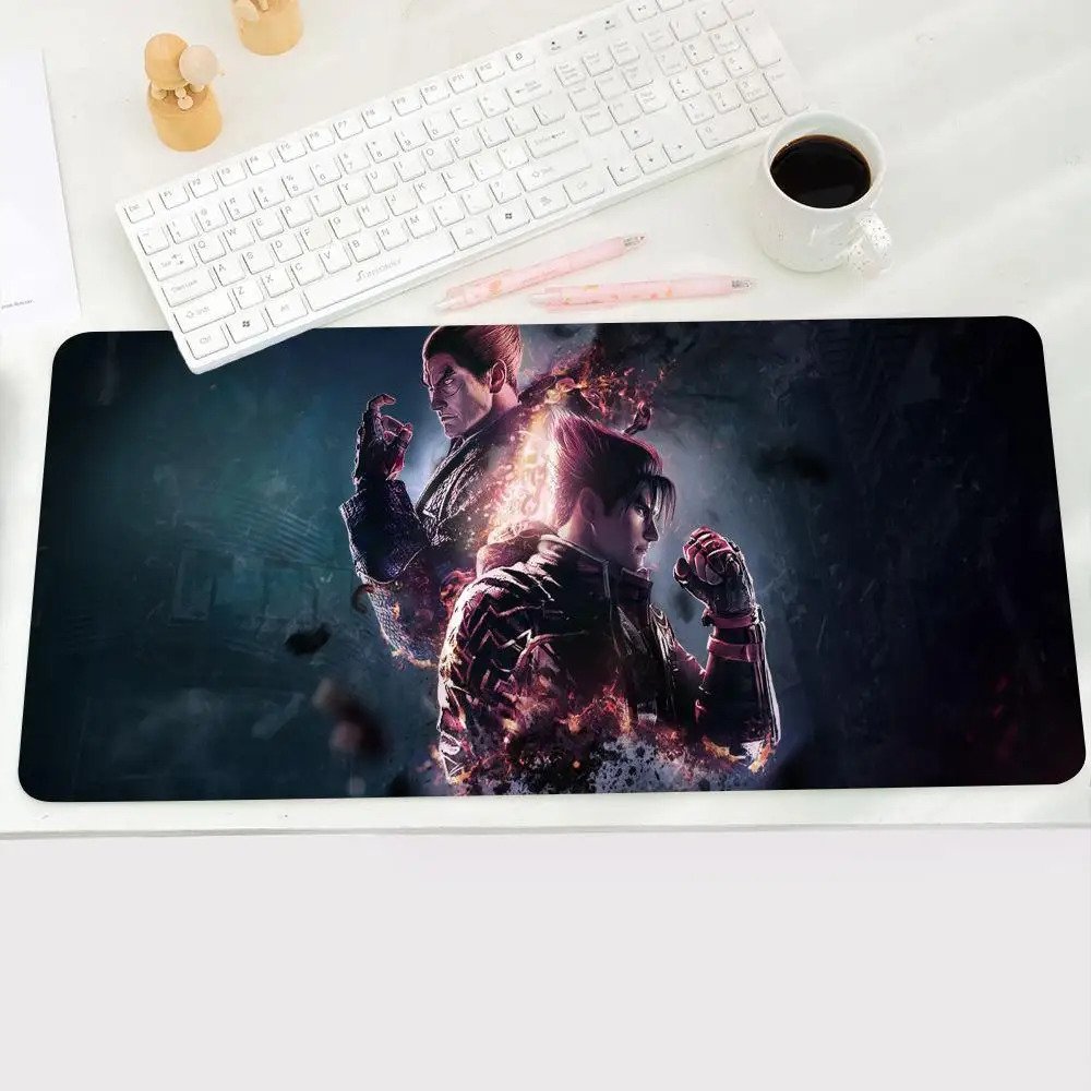 Luxury Tekken Fashion Anime Cartoon Cool Mouse Pad Rubber Gamer Keyboard Pad Portable Soft PC Gaming 2 - Tekken Merch