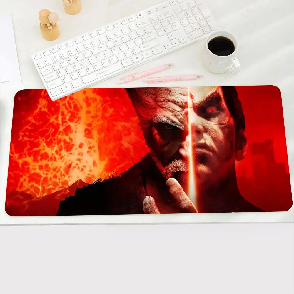 Luxury Tekken Fashion Anime Cartoon Cool Mouse Pad Rubber Gamer Keyboard Pad Portable Soft PC Gaming 5 - Tekken Merch