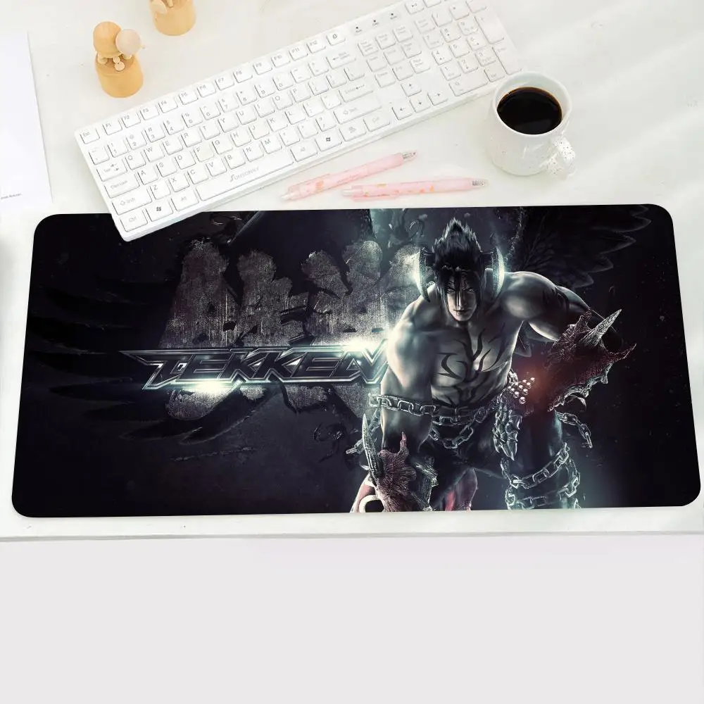 Luxury Tekken Fashion Anime Cartoon Cool Mouse Pad Rubber Gamer Keyboard Pad Portable Soft PC Gaming 6 - Tekken Merch