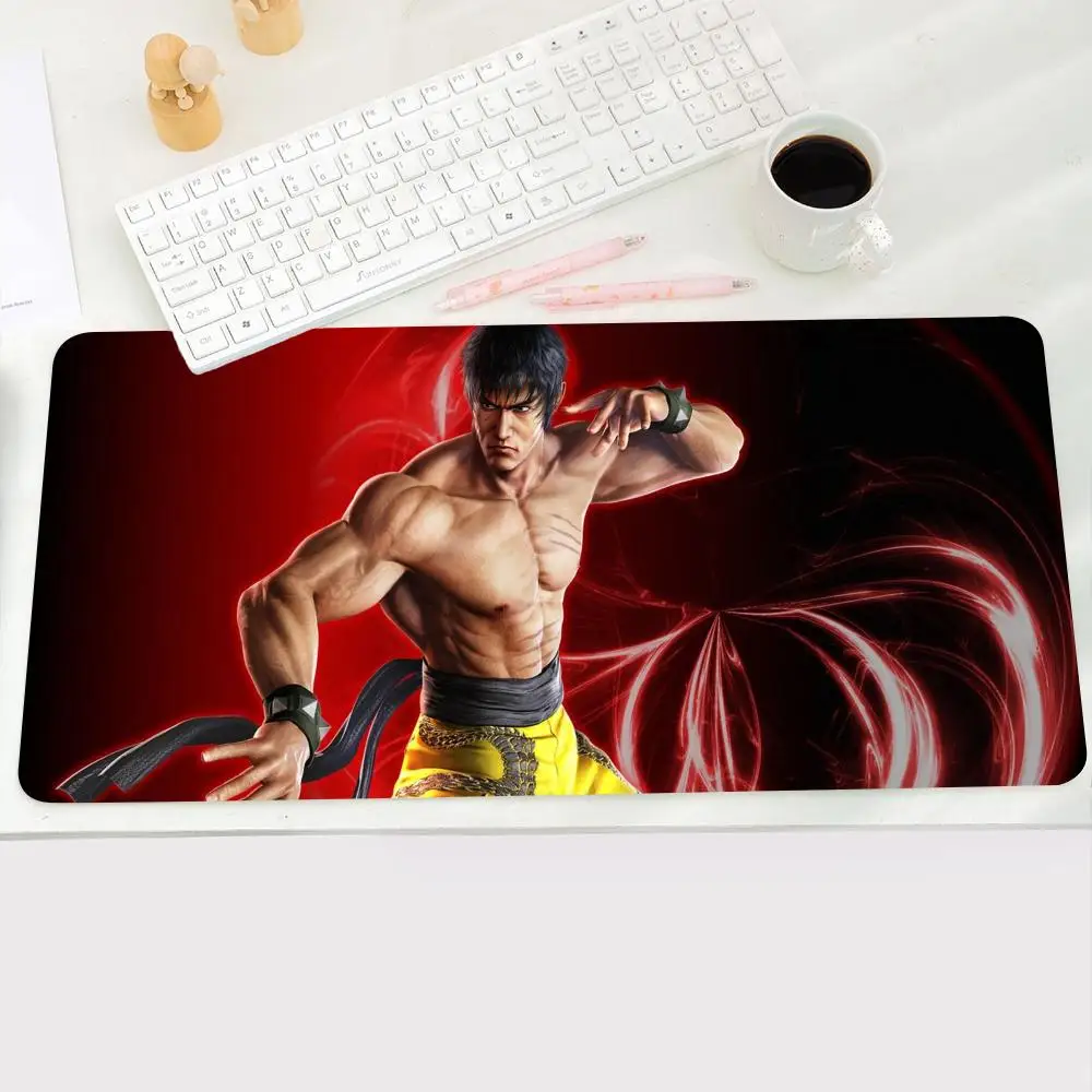 Luxury Tekken Fashion Anime Cartoon Cool Mouse Pad Rubber Gamer Keyboard Pad Portable Soft PC Gaming - Tekken Merch