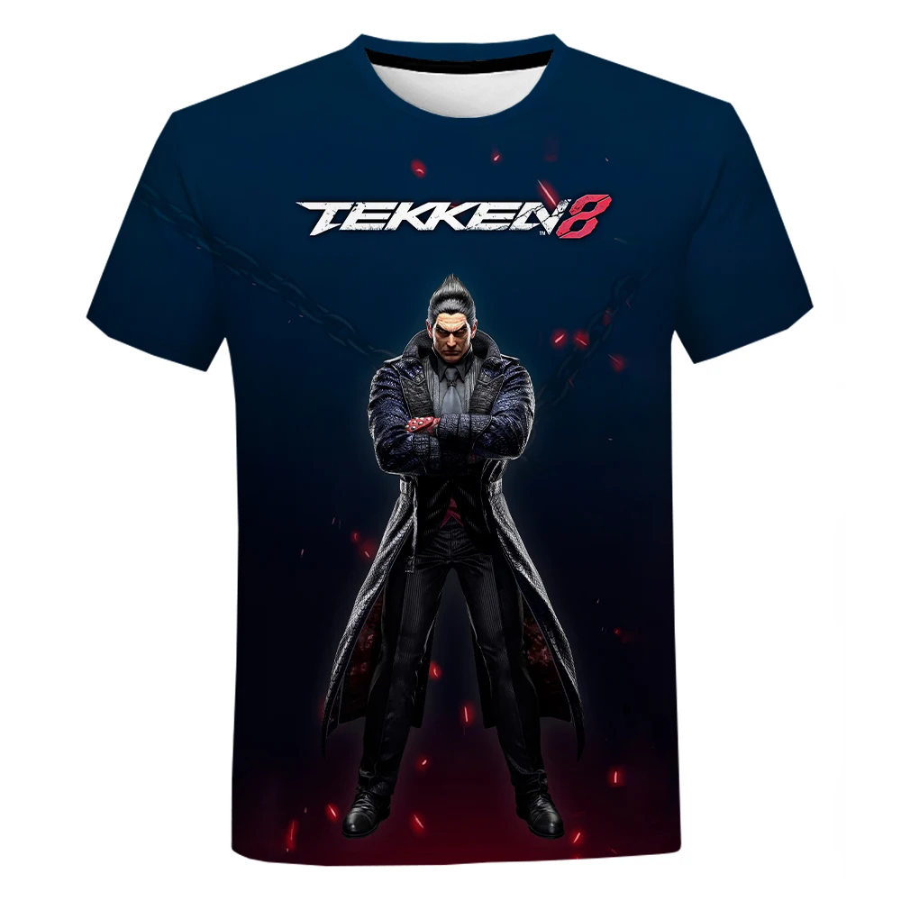New Game Tekken 8 Men 3D Printed T shirt Women Fashion Casual Streetwear T Shirt Boys 1 - Tekken Merch