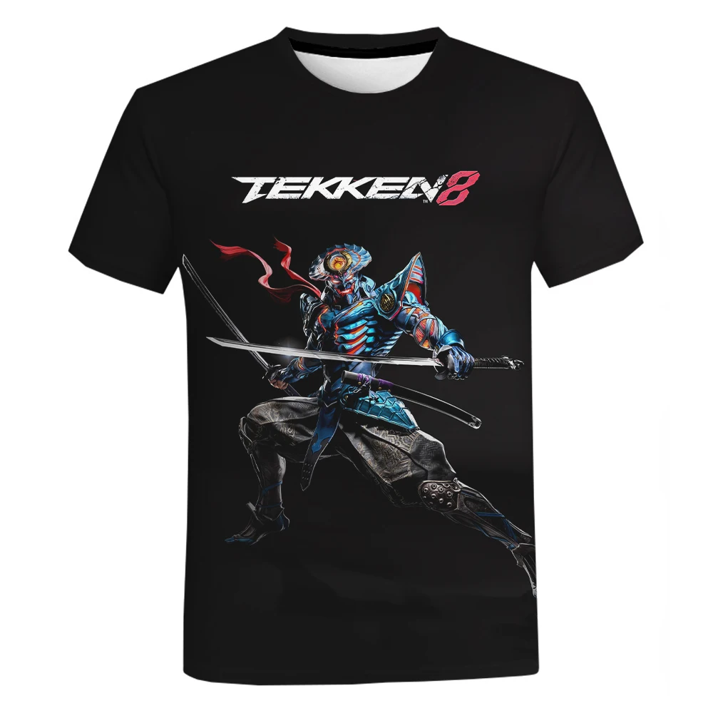 New Game Tekken 8 Men 3D Printed T shirt Women Fashion Casual Streetwear T Shirt Boys 11 - Tekken Merch