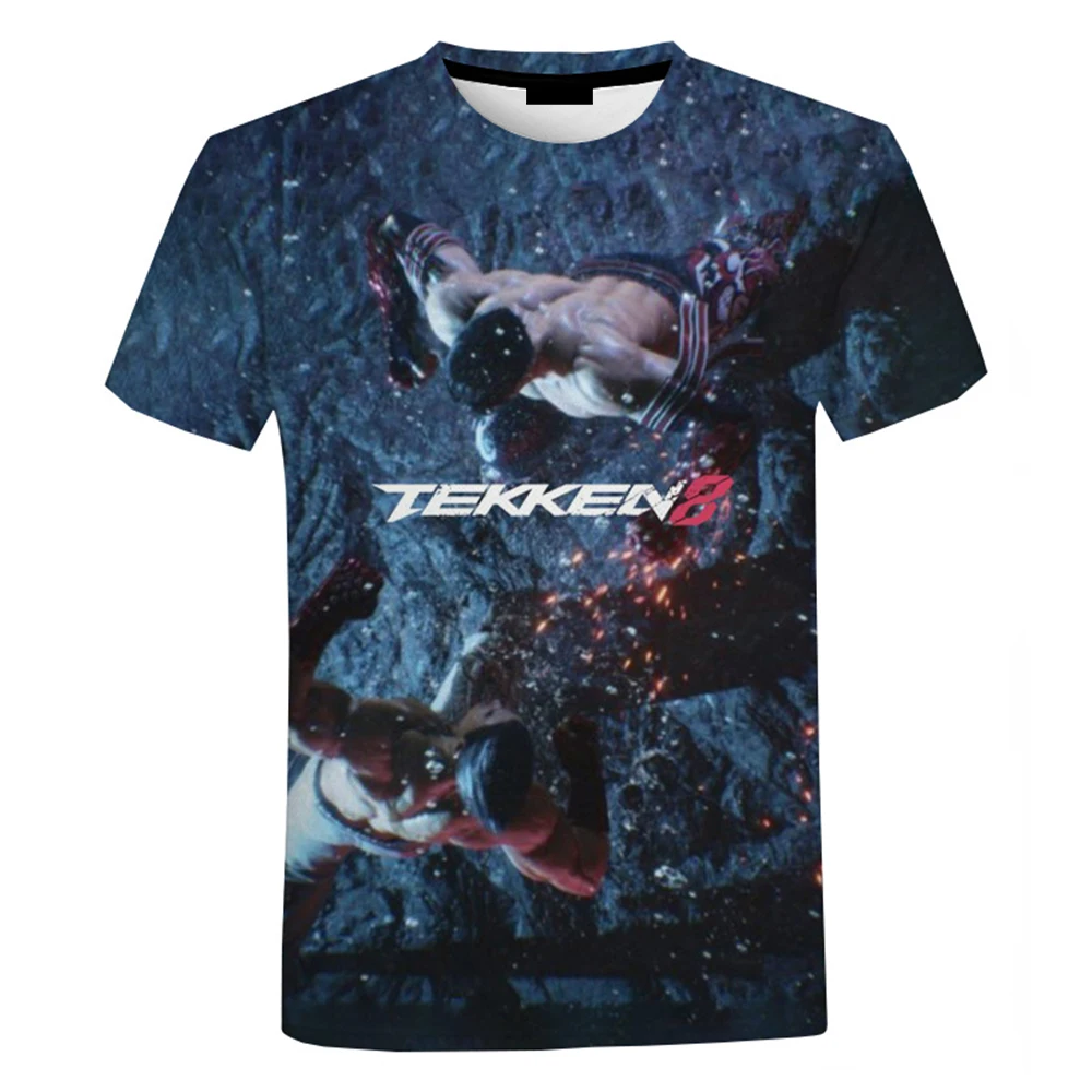 New Game Tekken 8 Men 3D Printed T shirt Women Fashion Casual Streetwear T Shirt Boys 3 - Tekken Merch