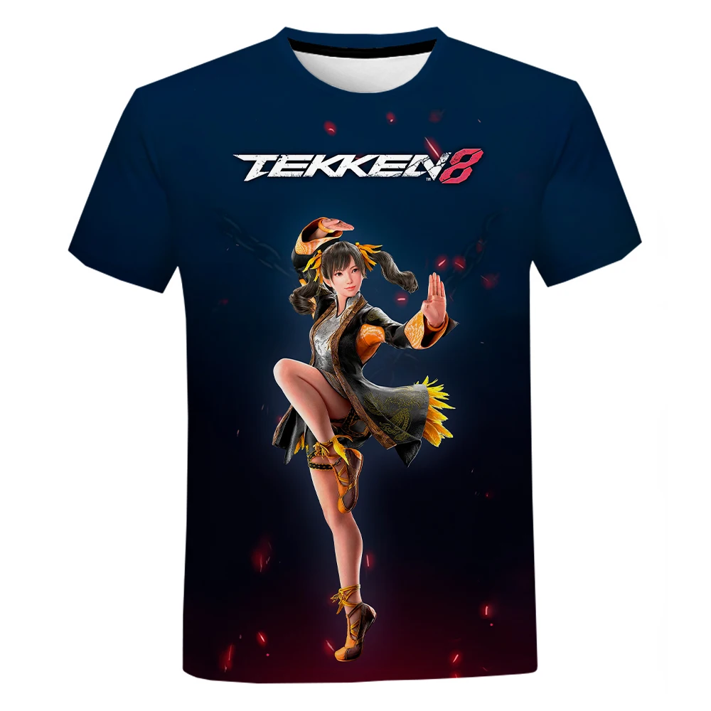 New Game Tekken 8 Men 3D Printed T shirt Women Fashion Casual Streetwear T Shirt Boys 6 - Tekken Merch