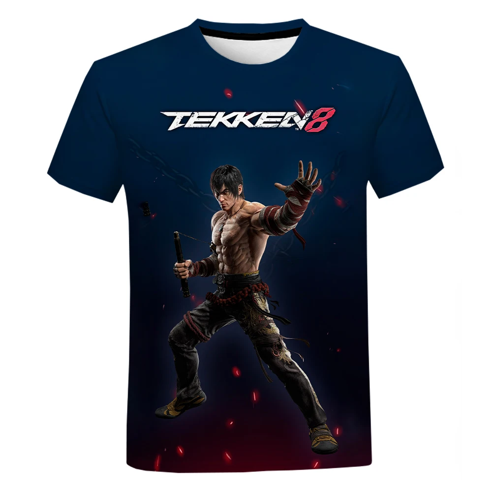 New Game Tekken 8 Men 3D Printed T shirt Women Fashion Casual Streetwear T Shirt Boys 7 - Tekken Merch