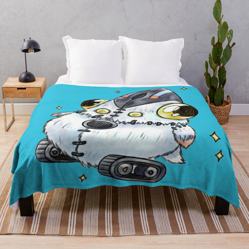 Subnautica Below Zero Spy Pengling Pengwing Throw Blanket